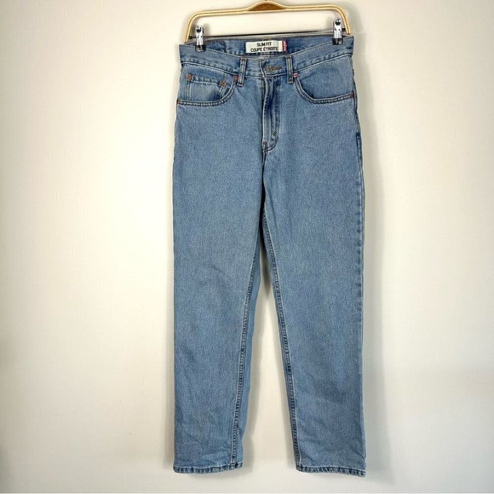 VINTAGE Levi's Light Wash Straight Leg Jeans Size 27